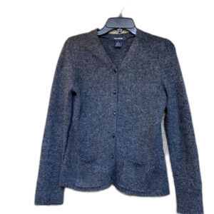 Vintage The Limited dark grey wool cardigan sweater